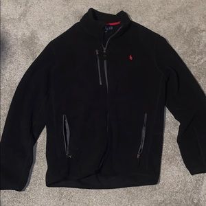 Fleece Polo zip up